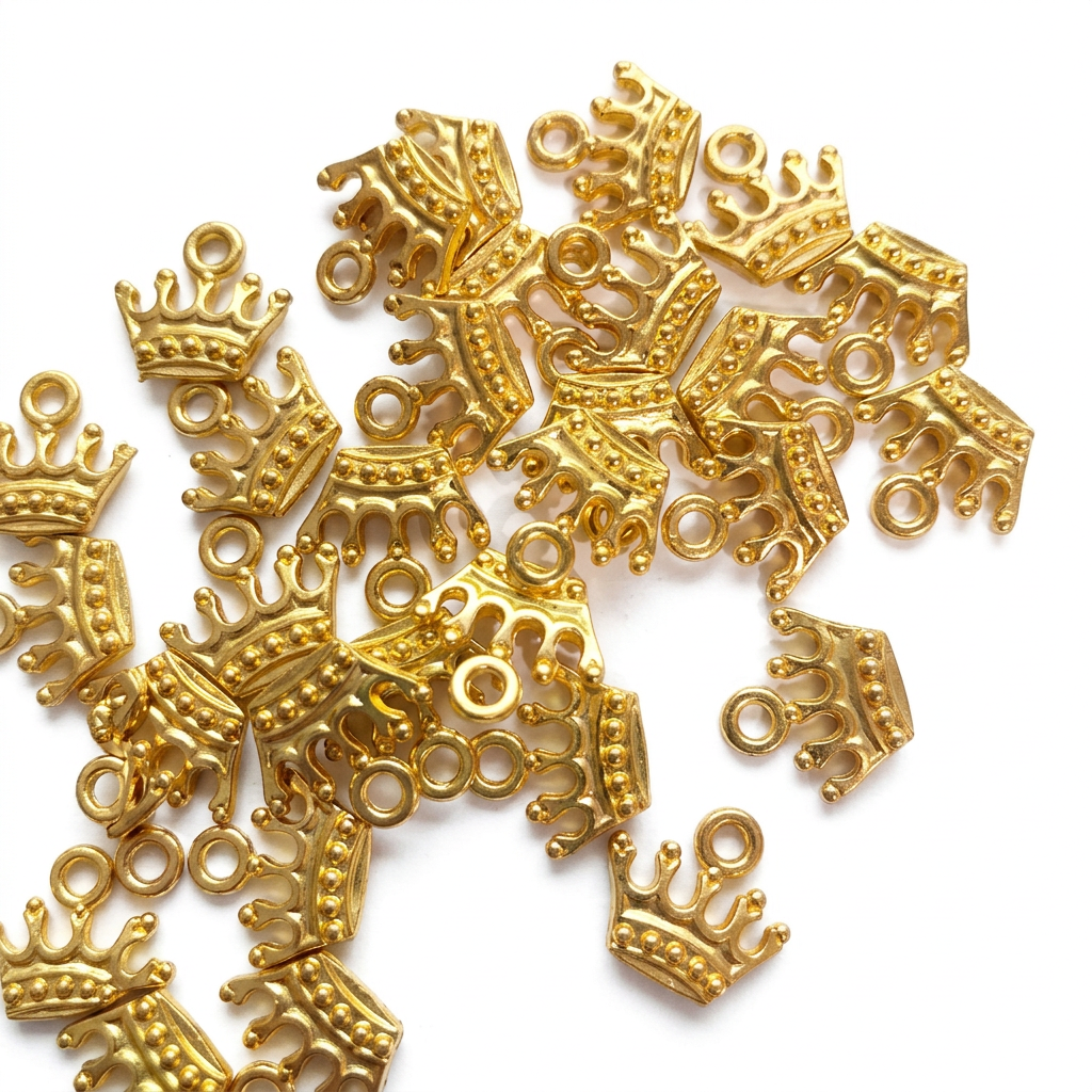 Crown charm close-up clean-up