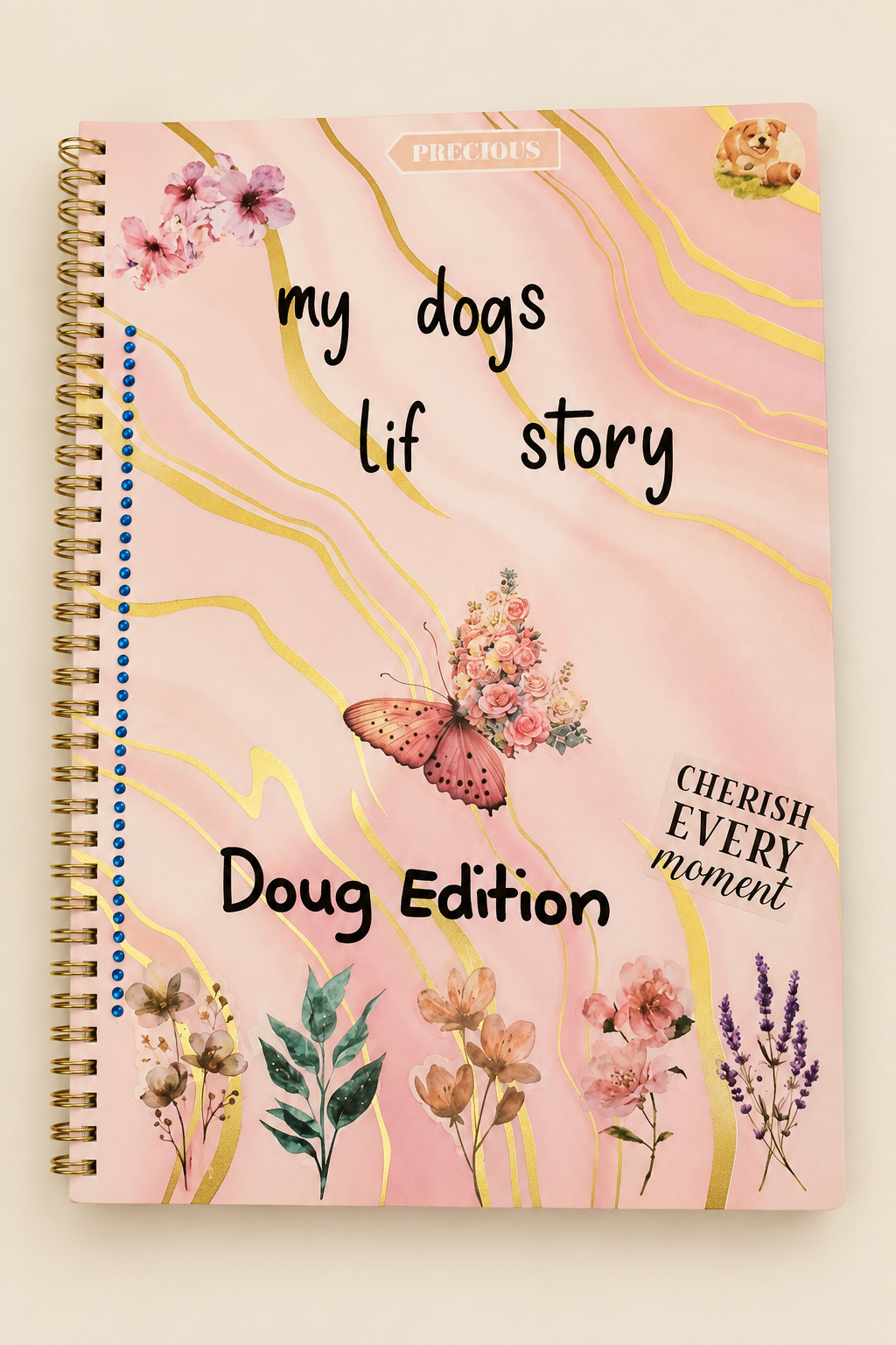 Doug pink butterfly cover