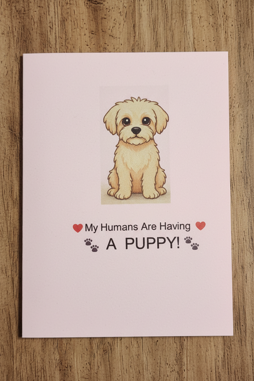 Having a Puppy - Light Pink