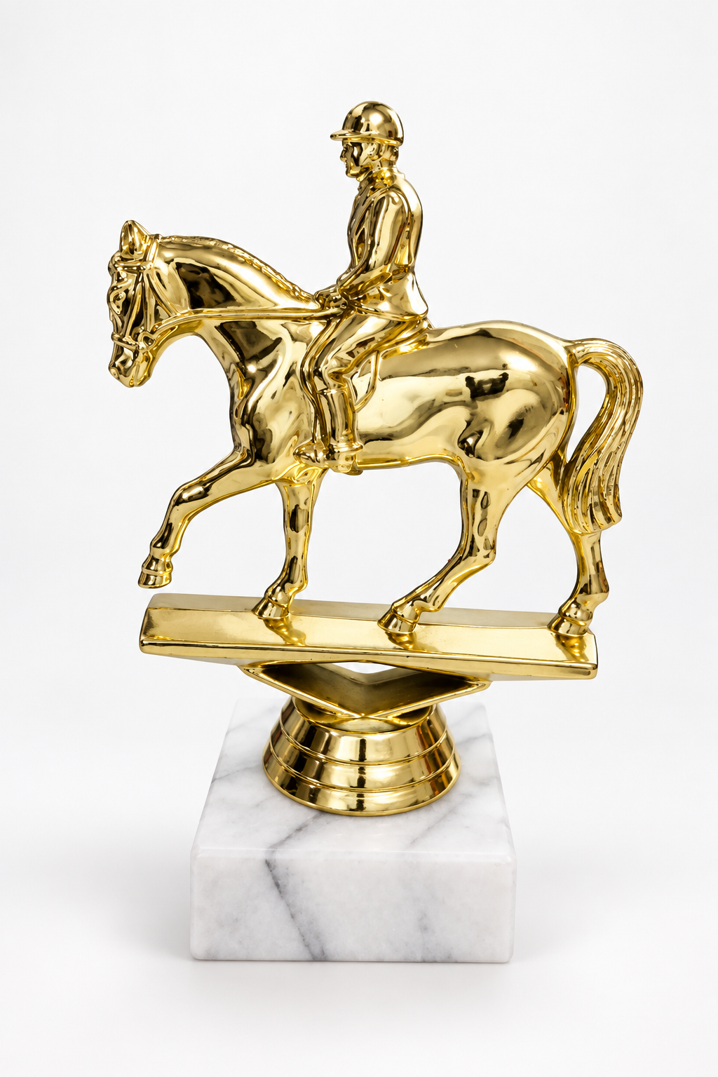 Horse trophy other side, cleaned
