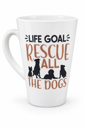 Life Goal: Rescue All the Dogs mug