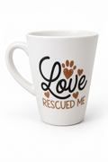 Love Rescued Me mug