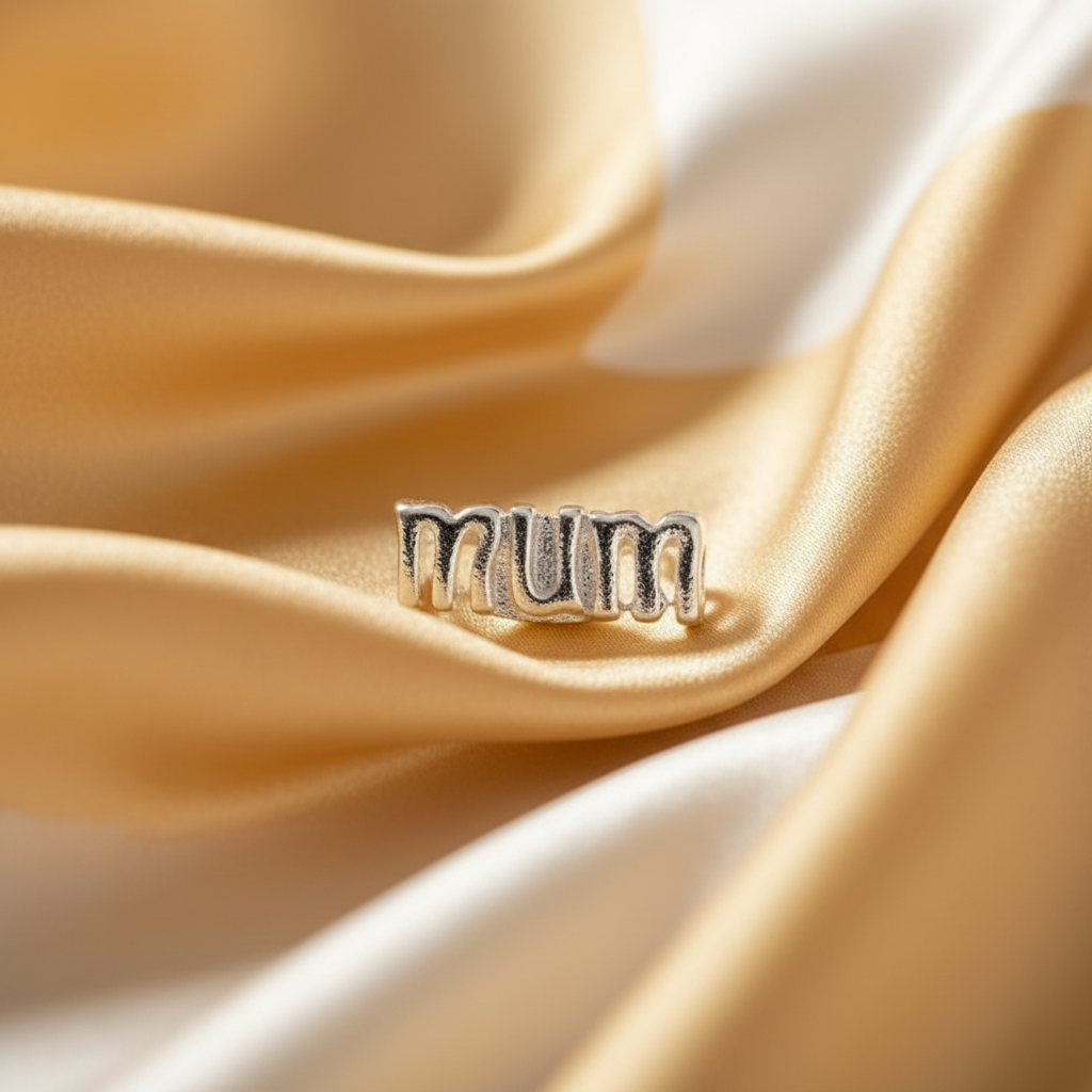 MUM Charm Gold Background