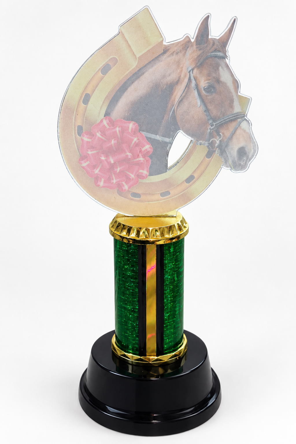 The Most Dramatic horse trophy, back view